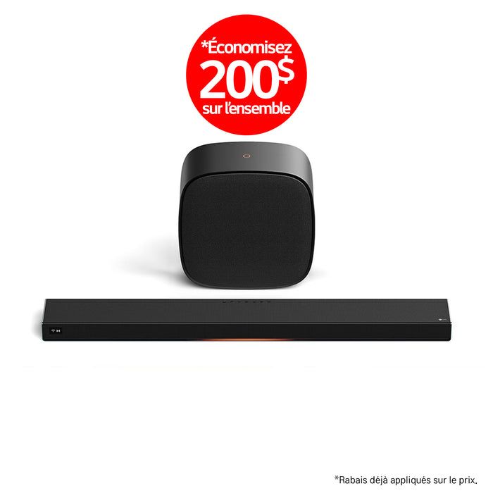 LG Sound Suite | Cinema Suite 7 - Barre de son H7+W7 | 01 | Sonxplus Val des Sources