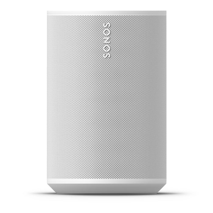 Sonos Era 100 SL | Haut-parleur compact - Tactile - Wi-Fi - Blanc | vue avant avec logo | Sonxplus Val des Sources