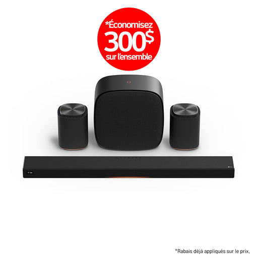LG Sound Suite | Immersive suite 7 Pro - Barre de son H7+2M7+W7 | 01 | Sonxplus Val des Sources