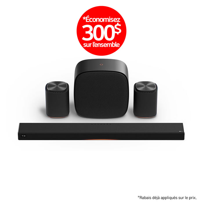 LG Sound Suite | Immersive suite 7 Pro - Barre de son H7+2M7+W7 | 01 | Sonxplus Val des Sources