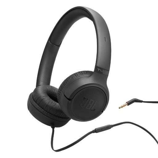 JBL Tune 530 | Écouteurs supra-auriculaire - Fil - Pliable - Noir | 01 | Sonxplus Val des Sources