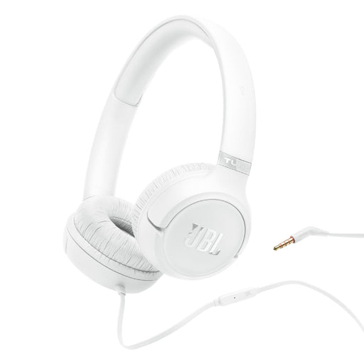 JBL Tune 530 | Écouteurs supra-auriculaire - Fil - Pliable - Blanc | 01 | Sonxplus Val des Sources