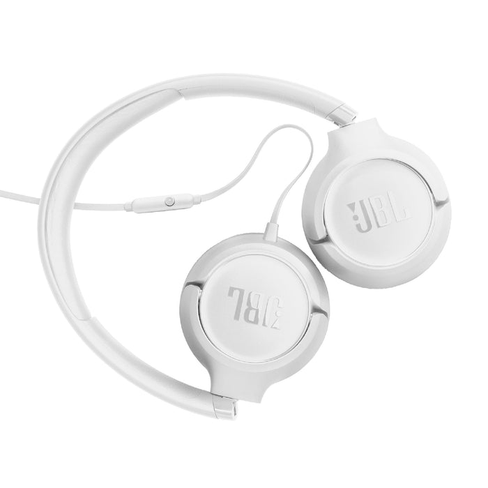 JBL Tune 530 | Écouteurs supra-auriculaire - Fil - Pliable - Blanc | 03 | Sonxplus Val des Sources
