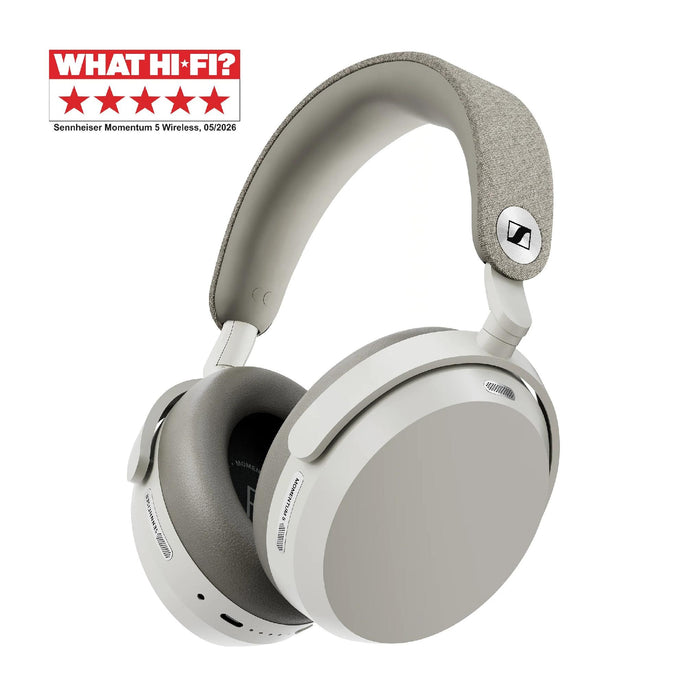 Sennheiser MOMENTUM 5 Wireless | Écouteurs supra-auriculaires - Sans fil - Réduction adaptative du bruit - Blanc | 04 | Sonxplus Val des Sources