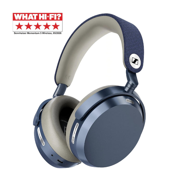 Sennheiser MOMENTUM 5 Wireless | Écouteurs supra-auriculaires - Sans fil - Réduction adaptative du bruit - Denim | 04 | Sonxplus Val des Sources