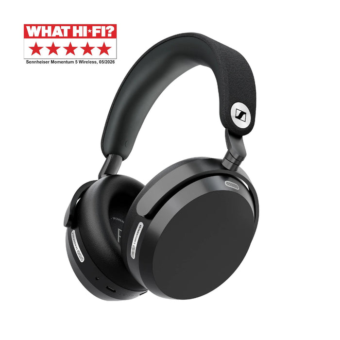 Sennheiser MOMENTUM 5 Wireless | Écouteurs supra-auriculaires - Sans fil - Réduction adaptative du bruit - Noir | 04 | Sonxplus Val des Sources
