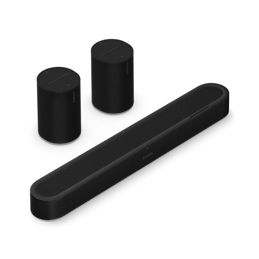 Sonos | Ensemble de son ambiophonique avec Beam Ultra + 2 Era 100 - Noir | 01 | Sonxplus Val des Sources