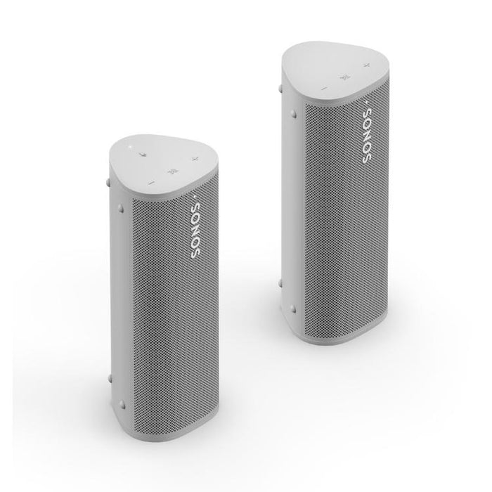 Sonos | Ensemble Aventure - 2 Haut-parleurs Roam portatifs - Bluetooth - Étanche - Blanc-SONXPLUS Val-des-sources