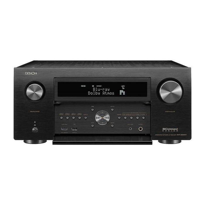 Denon AVR-X8500HA | Récepteur AV 13.2 canaux - Réseau - Cinéma maison - Amplificateur de puissance monolithique - Bluetooth - Wi-Fi - 8K - HEOS - Noir-SONXPLUS.com