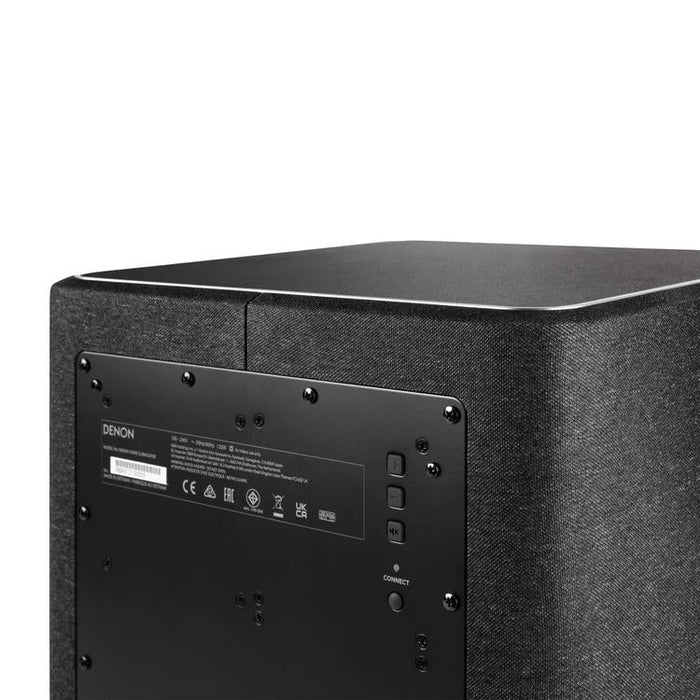 Denon Home Sub | Caisson de graves 8" - Sans fil - HEOS intégré - Connexion Wifi - Compatible avec barre de son et haut-parleurs Denon Home - Noir-SONXPLUS.com