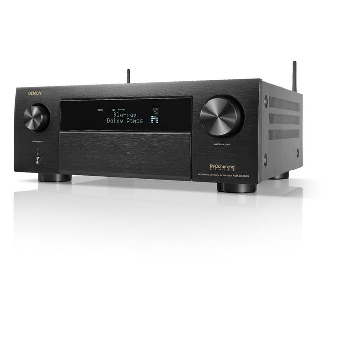 Denon AVR-X4800H | Récepteur AV 9.4 canaux - 8K - Auro 3D - Cinéma maison - HEOS - Noir-SONXPLUS.com