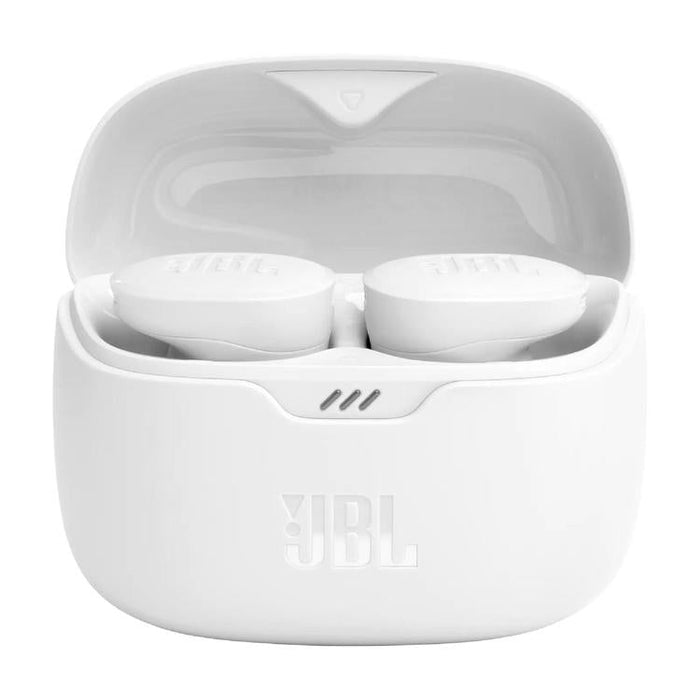 JBL Tune Buds | Écouteurs intra-auriculaires - 100% Sans fil - Bluetooth - Réduction de bruit - 4 microphones - Blanc-SONXPLUS.com