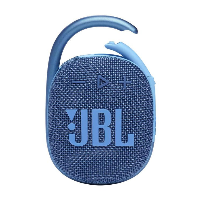 JBL Clip 4 Eco | Haut-parleur - Ultra-portable - Étanche - Bluetooth - Mousqueton intégré - Bleu-SONXPLUS.com