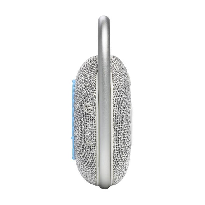 JBL Clip 4 Eco | Haut-parleur - Ultra-portable - Étanche - Bluetooth - Mousqueton intégré - Blanc-SONXPLUS.com