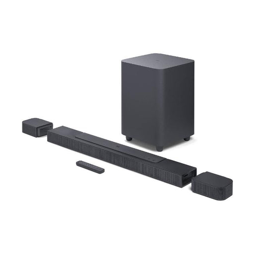 JBL Bar 700 Pro | Barre de son compacte 5.1 - Avec Haut-parleurs surround amovibles - Caisson de graves sans fil - Dolby Atmos - Bluetooth - 620W - Noir-SONXPLUS Val-des-sources