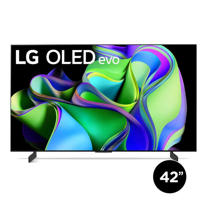 LG OLED42C3PUA | Téléviseur intelligent 42" OLED evo 4K - Série C3 - HDR - Processeur IA a9 Gen6 4K - Noir-SONXPLUS Val-des-sources