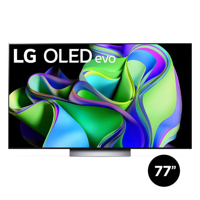 LG OLED77C3PUA | Téléviseur intelligent 77" OLED evo 4K - Série C3 - HDR - Processeur IA a9 Gen6 4K - Noir-SONXPLUS Val-des-sources