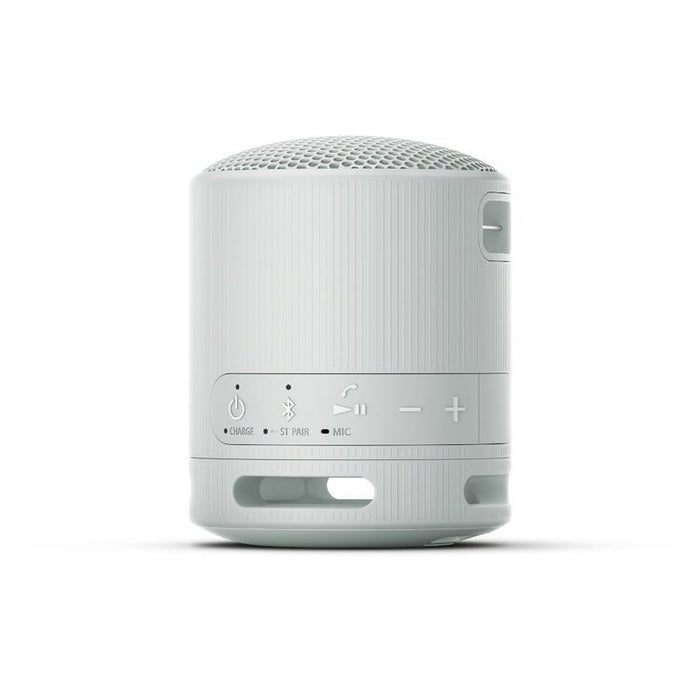 Sony SRS-XB100 | Haut-parleur portatif - Sans fil - Bluetooth - IP67 - Gris clair-SONXPLUS Val-des-sources