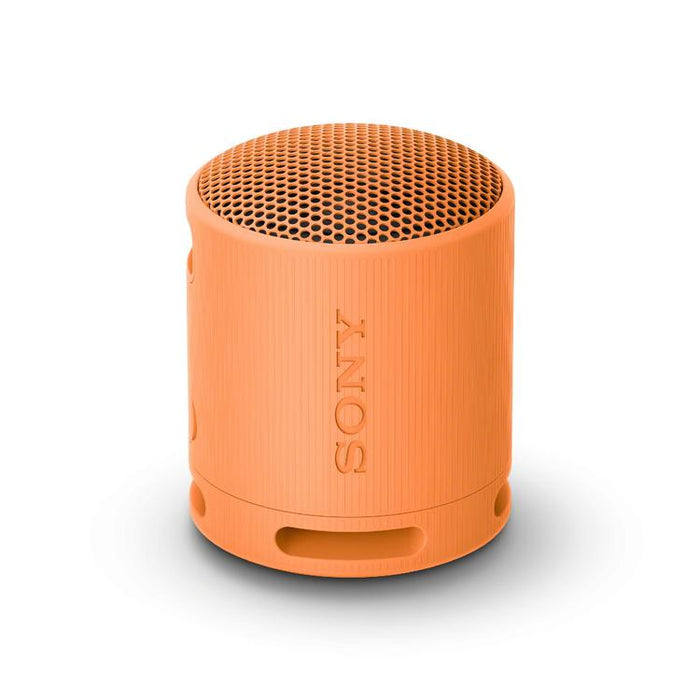 Sony SRS-XB100 | Haut-parleur portatif - Sans fil - Bluetooth - IP67 - Orange-SONXPLUS Val-des-sources