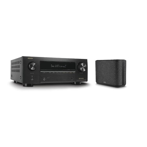 Denon AVRX3800H & HOME250 | Récepteur AV 9 canaux et haut-parleur sans-fil - Cinéma maison - Auro 3D - 8K - HEOS - Noir-SONXPLUS Val-des-sources