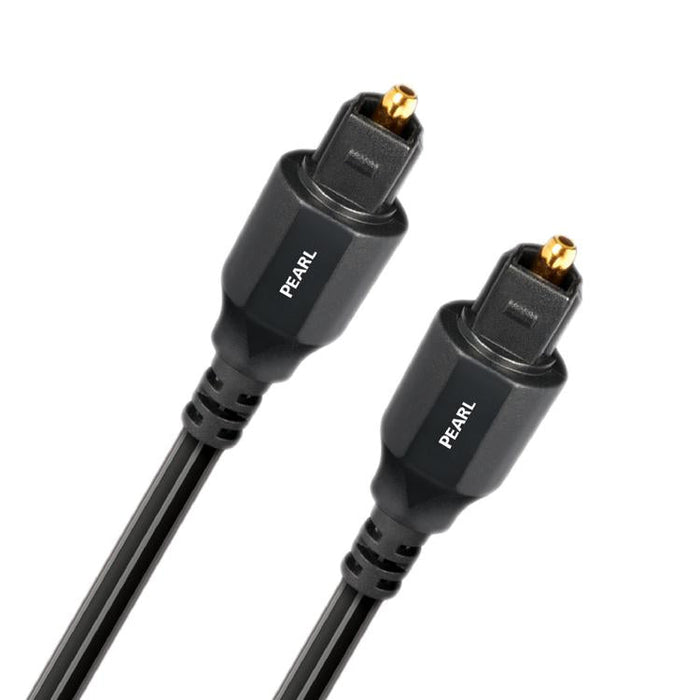 Audioquest Pearl | Câble Optique Toslink - Conducteurs à fibre à faible dispersion - 0.75 Mètres-Sonxplus Val-des-Sources 
