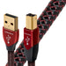 Audioquest Cinnamon | Câble USB A vers USB B - Version USB 2.0 - Conducteur en Argent massif à 1,25% - 1.5 Mètres-Sonxplus Val-des-Sources