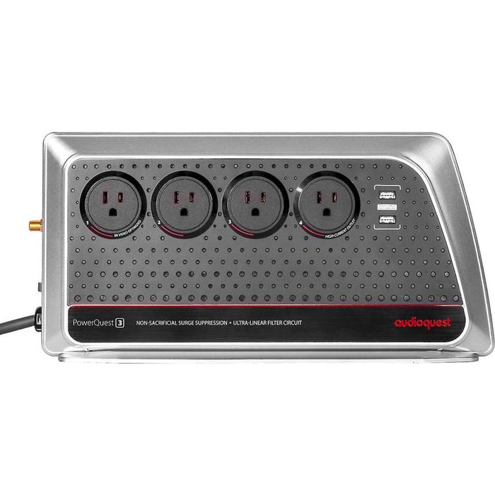 Audioquest PQ3 | Barre de surtension - 8 prises-SONXPLUS Val-des-sources