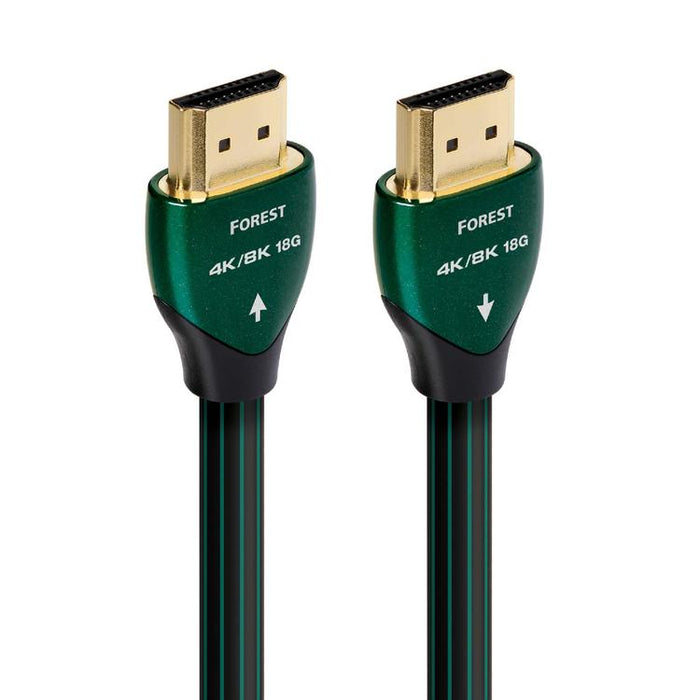 Audioquest Forest | Câble HDMI actif - Transfert jusqu'à 8K Ultra HD - HDR - eARC - 18 Gbps - 10 Mètres-Sonxplus Val-des-Sources