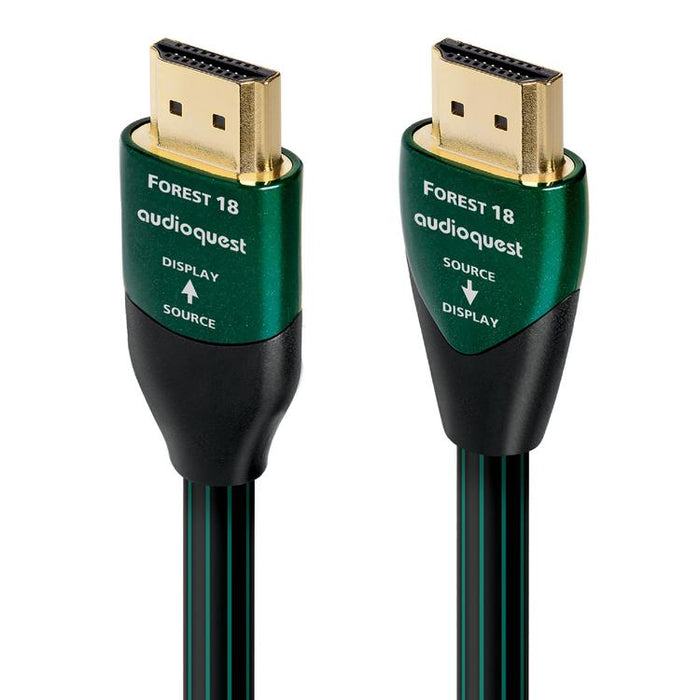 Audioquest Forest | Câble HDMI actif - Transfert jusqu'à 8K Ultra HD - HDR - eARC - 18 Gbps - 10 Mètres-SONXPLUS Val-des-sources