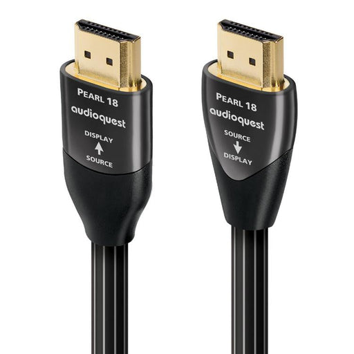 Audioquest Pearl | Câble HDMI actif - Transfert jusqu'à 8K Ultra HD - HDR - eARC - 18 Gbps - 7.5 Mètres-Sonxplus Val-des-Sources 