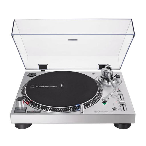 Audio Technica AT-LP120XUSB-SV | Table tournante - Entraînement direct - Analogique et USB - Argent-SONXPLUS Val-des-sources