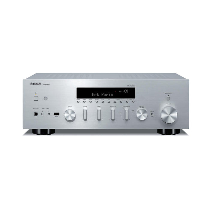 Yamaha R-N600A | Récepteur réseau/stéréo - MusicCast - Bluetooth - Wi-Fi - AirPlay 2 - Argent-SONXPLUS Val-des-sources