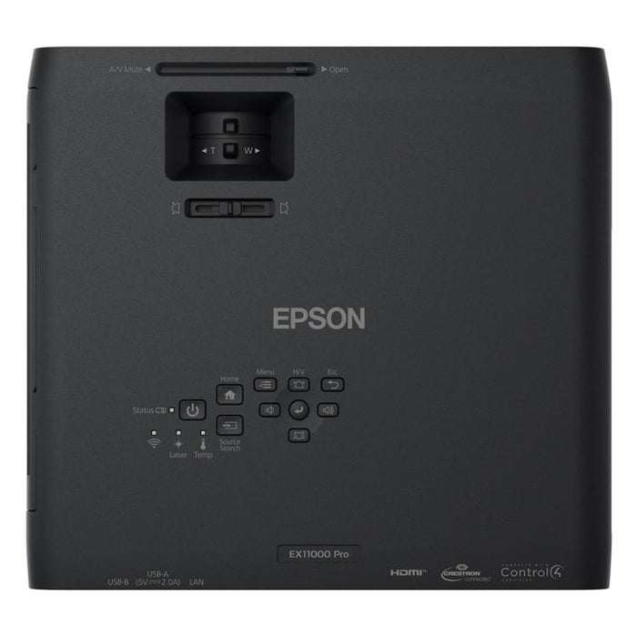 Epson EX11000 | Projecteur laser - 3LCD FHD 1080p - 4600 Lumens - Sans fil - Noir-SONXPLUS Val-des-sources