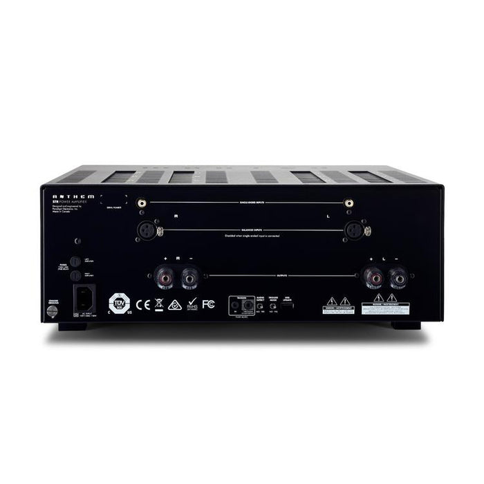 Anthem | Amplificateur de puissance STR - 2 Canaux - Transformateurs toroïdaux massifs - Noir-SONXPLUS Val-des-sources