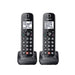 Panasonic KXTGF872B | Combo téléphone sans fil - 1 combiné fixe et 2 combinés sans fil - Répondeur - Noir-SONXPLUS.com