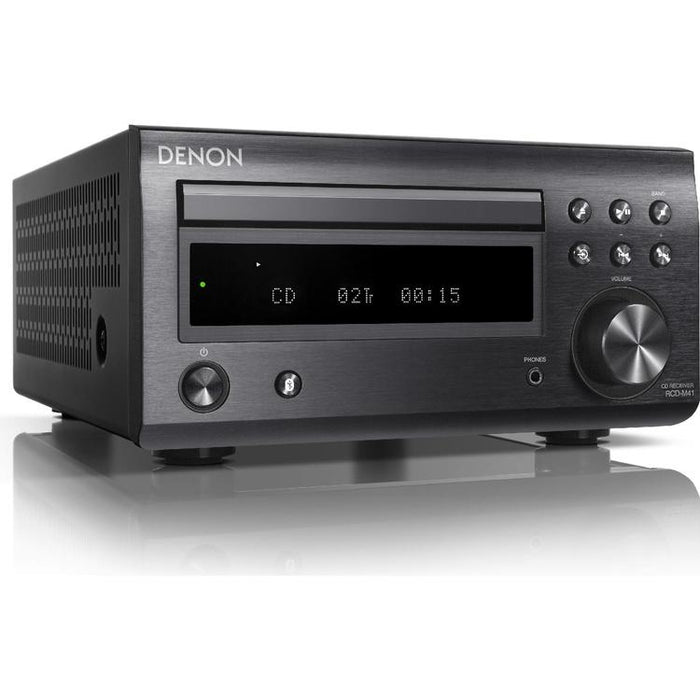 Denon DM-41SBK | Micro-Chaîne Hi-Fi sans fil - 2 Canaux - Bluetooth - Noir-SONXPLUS Val-des-sources